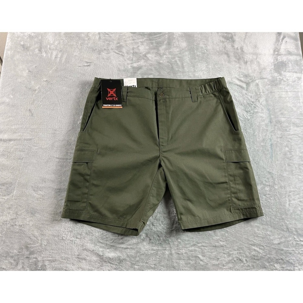 Vertx Phantom LT 2.0 Shorts Men 42 Green  Ripstop Cargo Tactical 10" Inseam